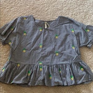 Women’s peplum top